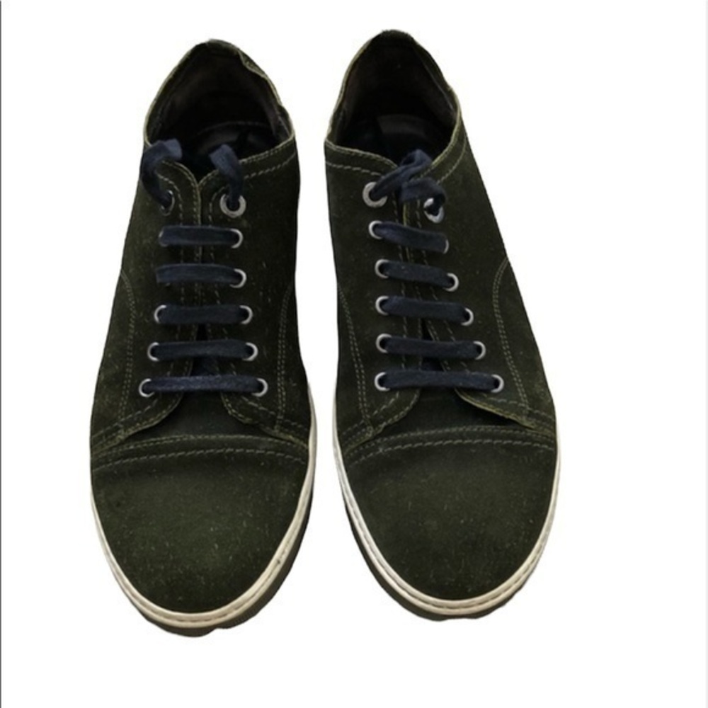 Lanvin Mens Suede Sneakers Size US 9